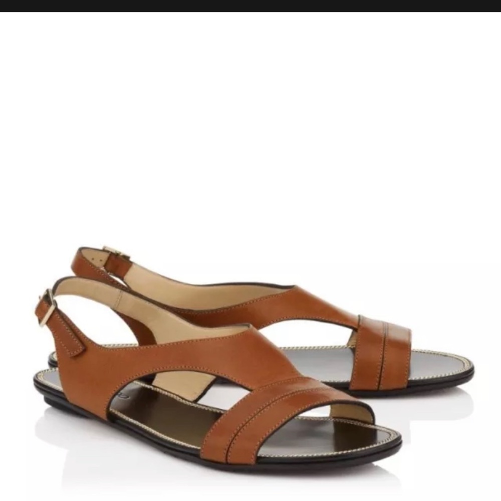 Jimmy  Choo Wells Leather Sandal.NWB SIZE:9